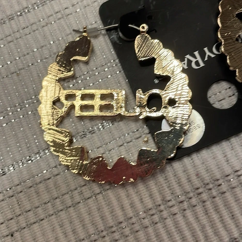 NWT Spencer's Body Rage Pride Earrings Bundle - Rainbow & Queer Heart 2-Pair Set